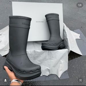 Balenciaga croc boots 38